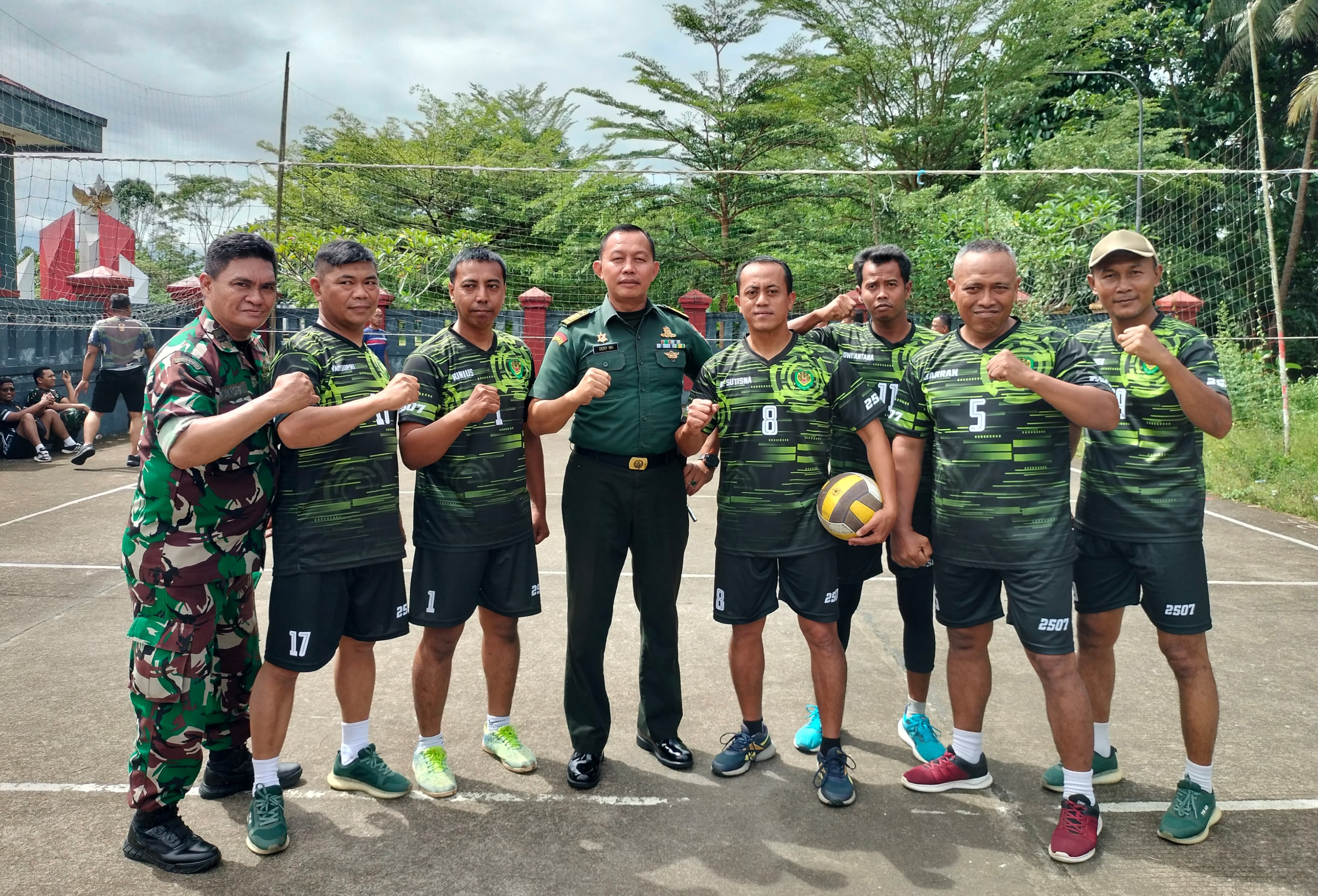 Hari Jadi ke-3 Kodim 0625/Pangandaran Semarak dengan Turnamen Bola Voli Antar Koramil